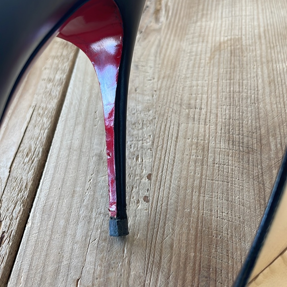 Louboutin Black Stiletto Heels - Picture 8 of 9